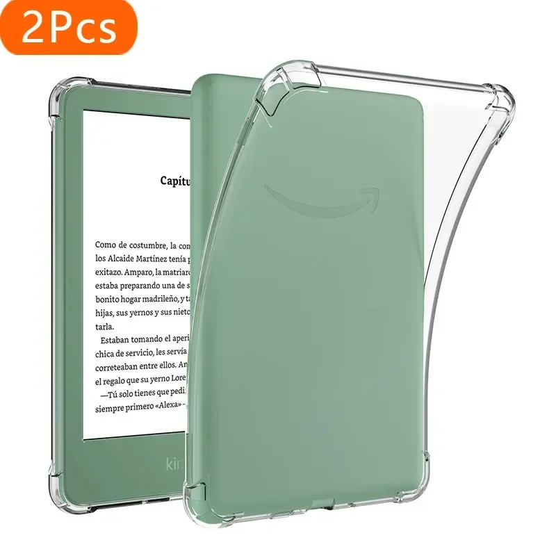 2Pcs Protective TPU Case For Kindle 6 inches 2024 Transparent Case for Kindle 6” 2022 Soft Cover for Kindle K11/K12/C2V2L3
2Pcs Protective TPU Case For Kindle 6 inches 2024 Transparent Case for Kindle 6” 2022 Soft Cover for Kindle K11/K12/C2V2L3