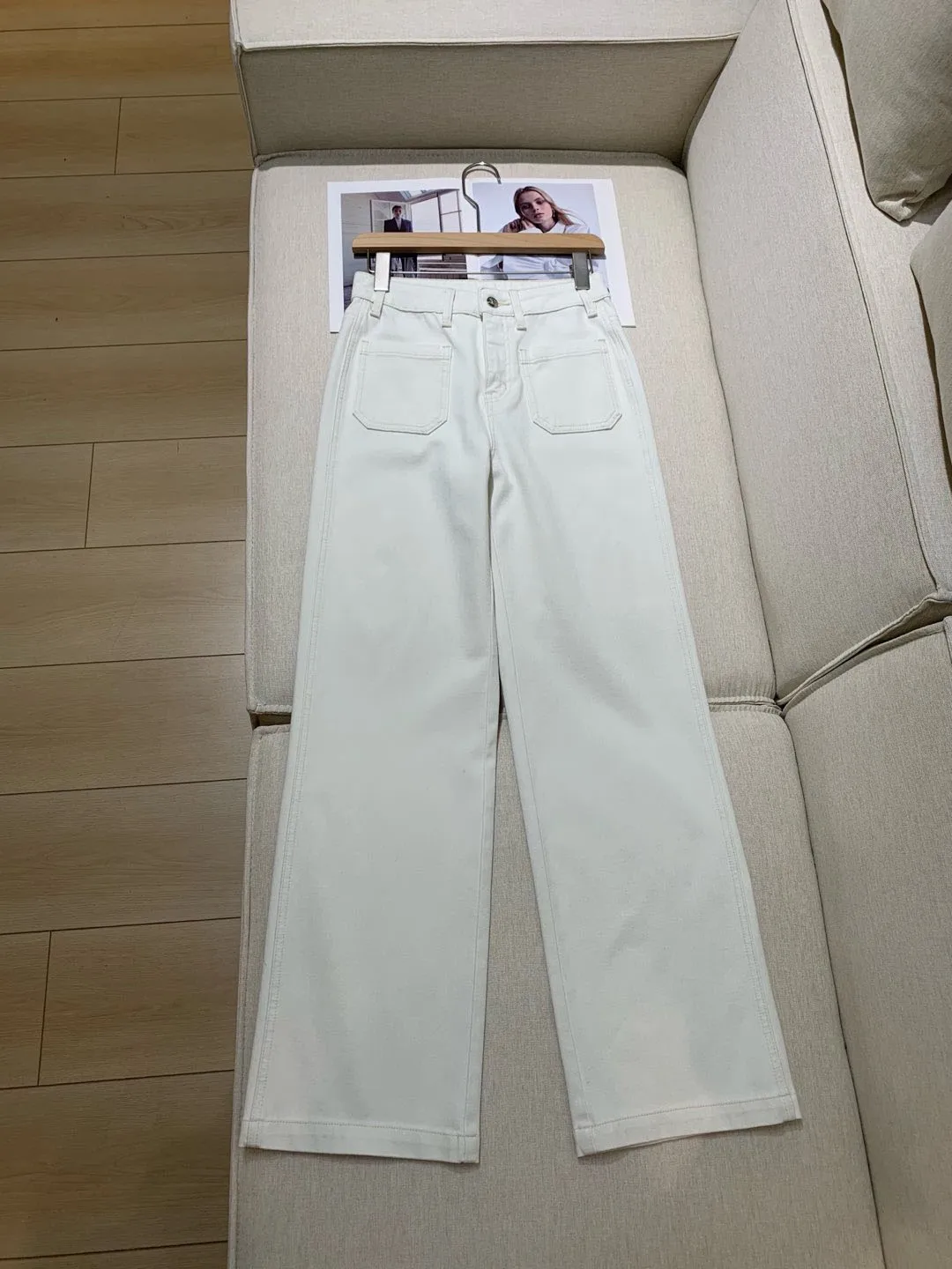 Loose Straight Women'S Spring And Autumn 2025 New Wide-Leg Pants Front And Back Double Pocket Denim Trousers
Loose Straight Women'S Spring And Autumn 2025 New Wide-Leg Pants Front And Back Double Pocket Denim Trousers
