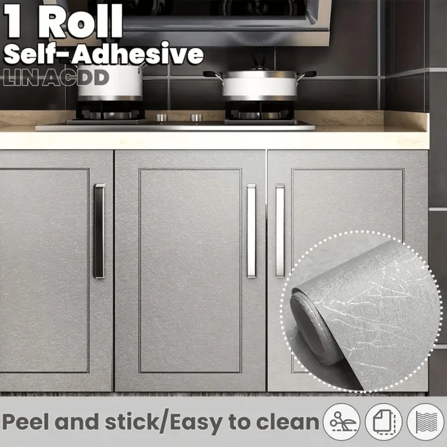 Waterproof Silk Self-Adhesive Removable PVC Wallpaper Kitchen Bedroom Wall Stickers Living Room Furniture Decor Vinyl Renovation
Waterproof Silk Self-Adhesive Removable PVC Wallpaper Kitchen Bedroom Wall Stickers Living Room Furniture Decor Vinyl Renovation