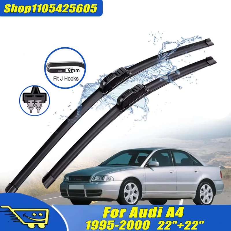 2Pcs 22"+22"Front Windshield Wiper Blades For Audi A4 1995-2000 1996 1997 1998 1999 , Quiet Durable Windscreen Wipers
2Pcs 22"+22"Front Windshield Wiper Blades For Audi A4 1995-2000 1996 1997 1998 1999 , Quiet Durable Windscreen Wipers