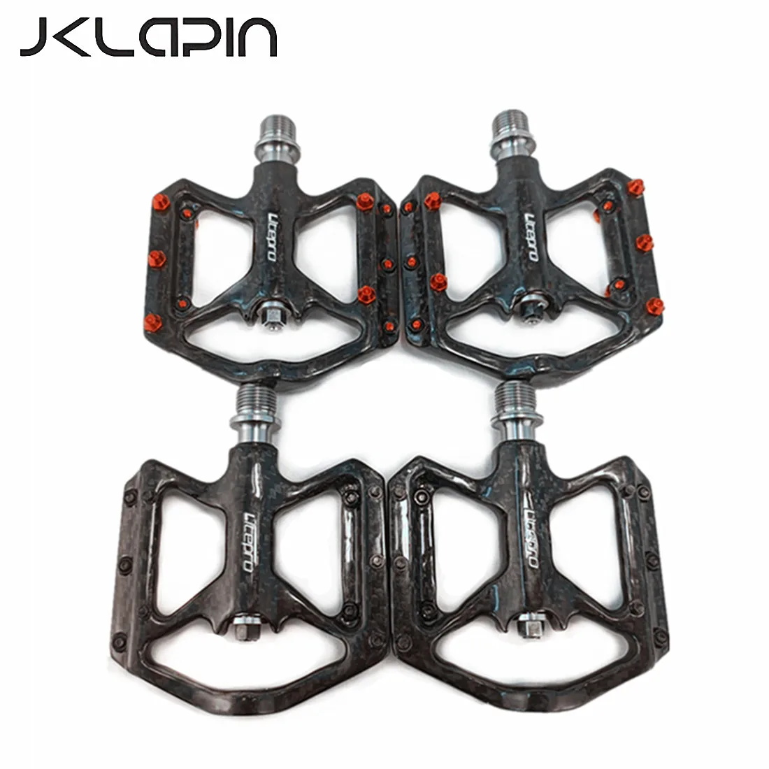 JKLapin Litepro Bicycle Carbon Fiber Titanium Shaft Pedal Mountain Bike Road Folding Bicycle Ultra-light 3 Bearing Pedal
JKLapin Litepro Bicycle Carbon Fiber Titanium Shaft Pedal Mountain Bike Road Folding Bicycle Ultra-light 3 Bearing Pedal