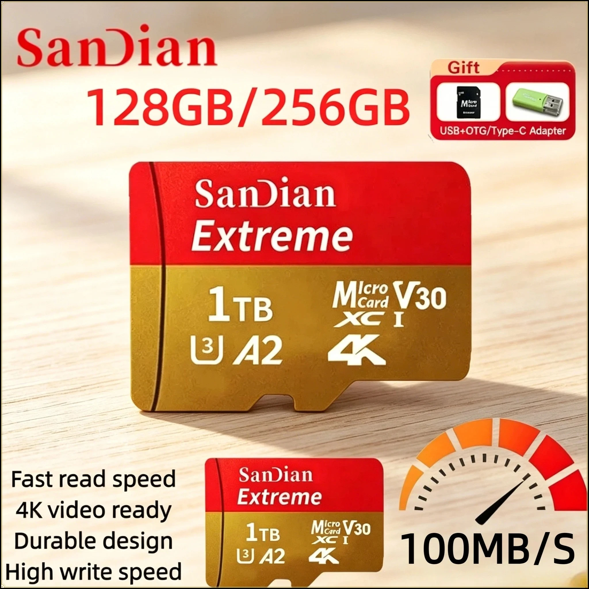 Original 1TB Micro TF/SD Card Memory Card 128GB 256GB Mini Memory Card Class10 For Camera/Phone/Drone
Original 1TB Micro TF/SD Card Memory Card 128GB 256GB Mini Memory Card Class10 For Camera/Phone/Drone