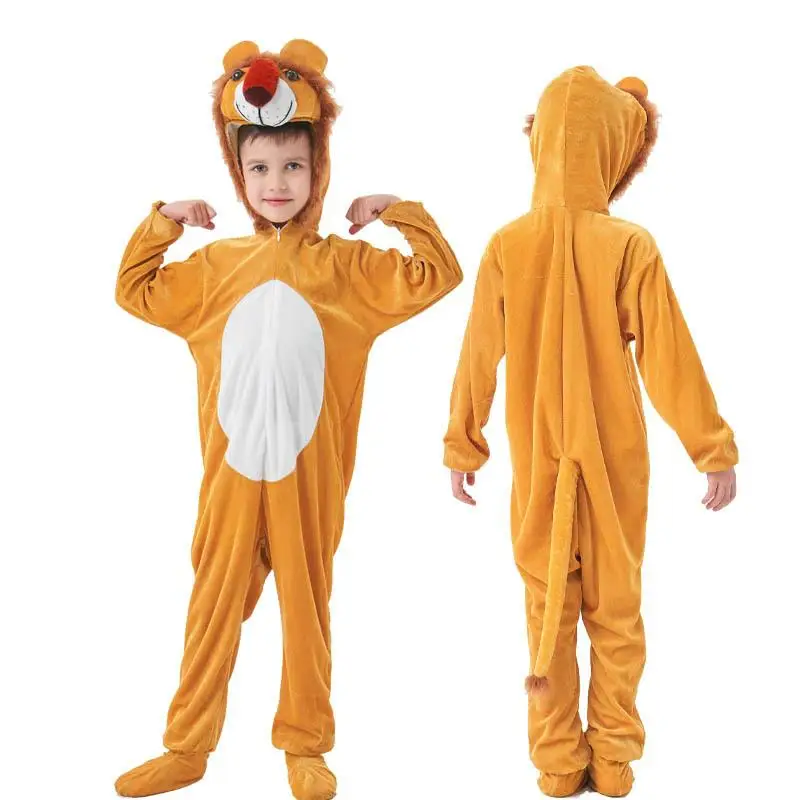 Children's Halloween Small Lion Costume Unisex Stage Performance Outfit Female Version Male Version One-Piece Suit
Children's Halloween Small Lion Costume Unisex Stage Performance Outfit Female Version Male Version One-Piece Suit