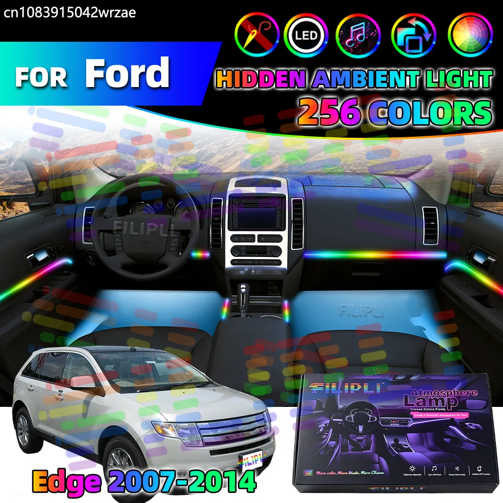6 in 1 For Ford Edge 2007-2014 Years Car Interior Ambient Lights Strips Breathing Lighting Kit App Control Auto LED strips
6 in 1 For Ford Edge 2007-2014 Years Car Interior Ambient Lights Strips Breathing Lighting Kit App Control Auto LED strips