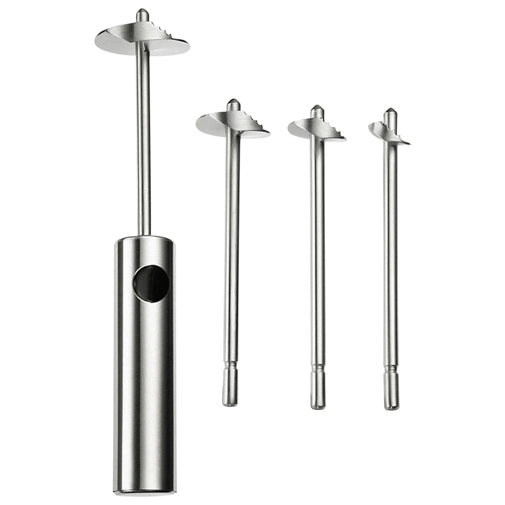 Stainless Steel Vegetable Corer Core Remover Rotary Tool for Fruit Pepper Removing Easy to Use Kitchen Veggie Gadget
Stainless Steel Vegetable Corer Core Remover Rotary Tool for Fruit Pepper Removing Easy to Use Kitchen Veggie Gadget