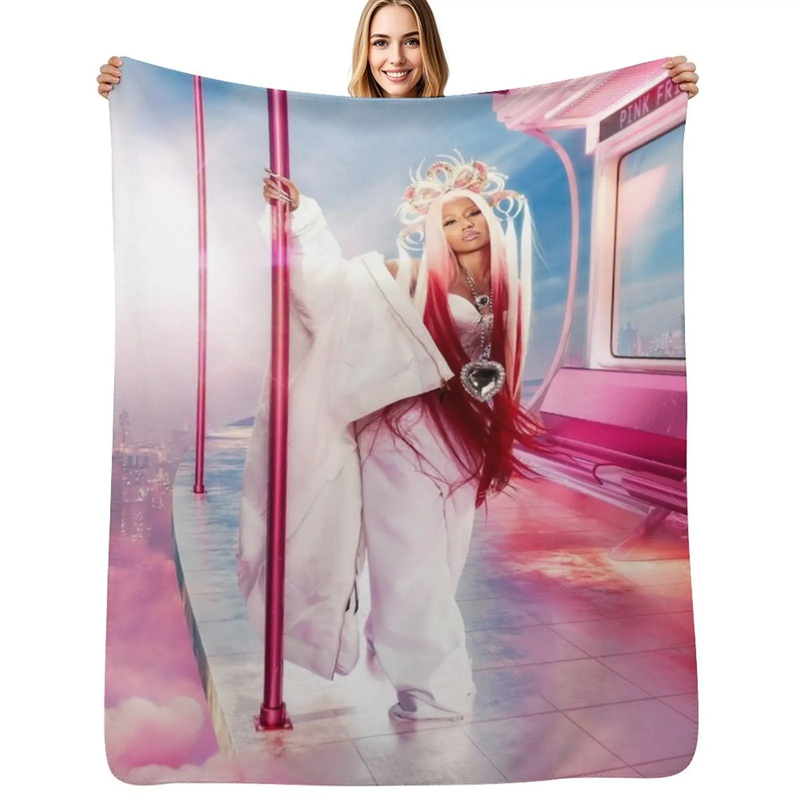 Nicki Minaj Pink Friday 2 Throw Blanket No Pilling Soft Warm Blanket for Bed
Nicki Minaj Pink Friday 2 Throw Blanket No Pilling Soft Warm Blanket for Bed