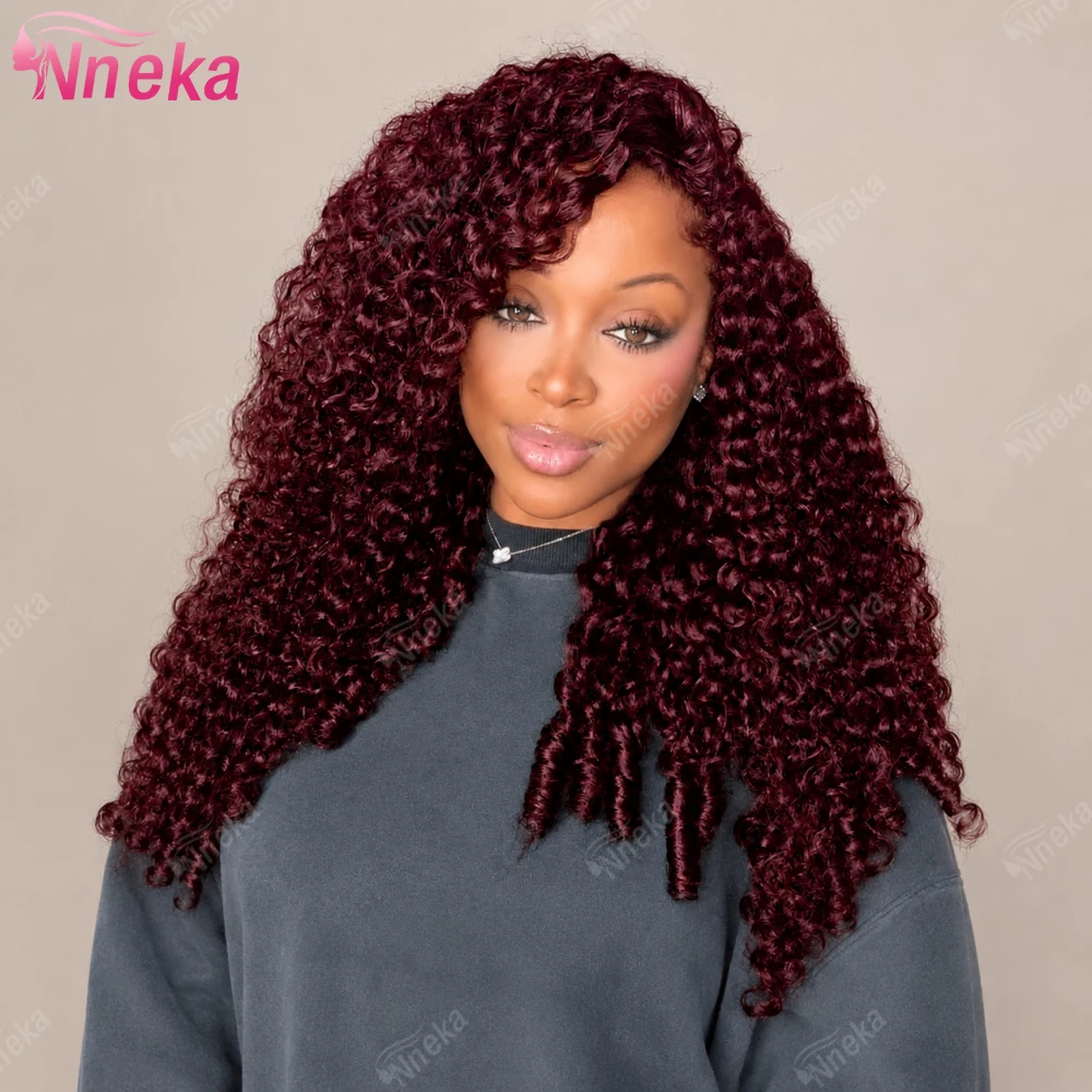Burgundy Burmese Curly Human Hair Wigs 13x6 Transparent Lace Frontal Wigs 99j Burmese Curly Hair Wig 13x4 HD Lace Front Wigs
Burgundy Burmese Curly Human Hair Wigs 13x6 Transparent Lace Frontal Wigs 99j Burmese Curly Hair Wig 13x4 HD Lace Front Wigs