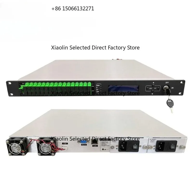 High Power Optical Fiber Amplifier EDFA 2025/1550nm 16-Port Dual Power Supply up to 256 Outputs for Optical Communication System
High Power Optical Fiber Amplifier EDFA 2025/1550nm 16-Port Dual Power Supply up to 256 Outputs for Optical Communication System