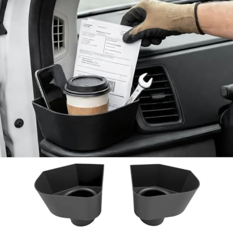 Center Console Side Cup Holder Compatible with 2020-2026 Ford Transit Not Connect Dashboard Cup Holder Insert and Storage Organ
Center Console Side Cup Holder Compatible with 2020-2026 Ford Transit Not Connect Dashboard Cup Holder Insert and Storage Organ