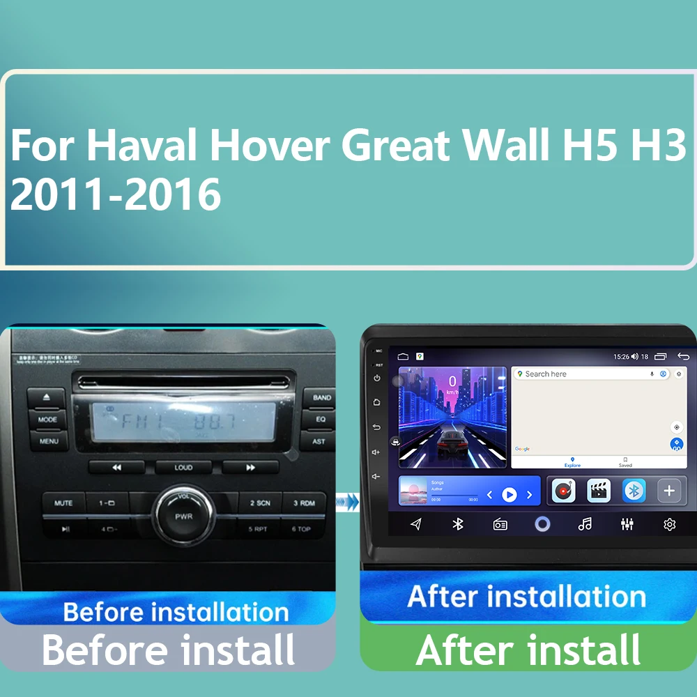TS10 For Haval Hover Great Wall H5 H3 2011-2016 Android 16 Carplay Auto Multimedia Car Radio 2K Screen Player Video WIFI+4G DSP
TS10 For Haval Hover Great Wall H5 H3 2011-2016 Android 16 Carplay Auto Multimedia Car Radio 2K Screen Player Video WIFI+4G DSP