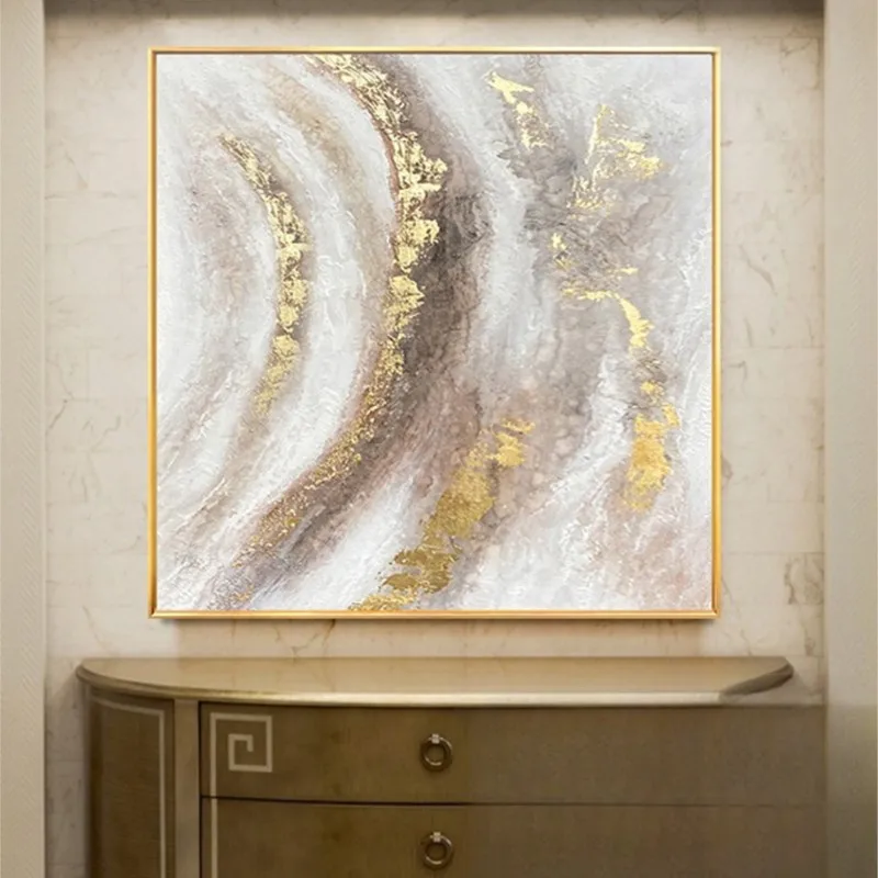Живопись ручной работы, абстрактная Золотая фольга, фотообои, современная простая и роскошная гостиная, столовая, настенная живопись
Живопись ручной работы, абстрактная Золотая фольга, фотообои, современная простая и роскошная гостиная, столовая, настенная живопись