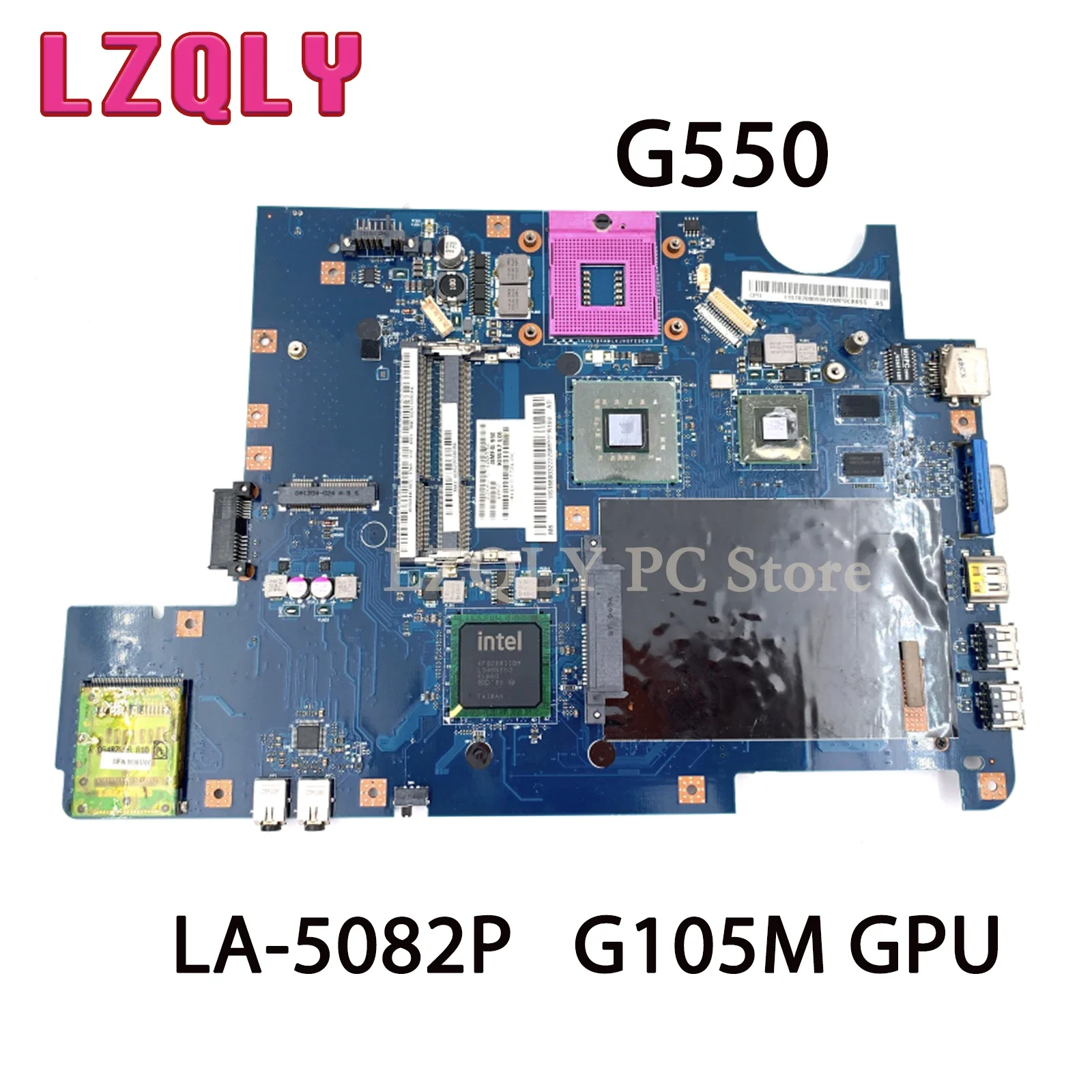 LZQLY For Lenovo Ideapad G550 LA-5082P Laptop PC Motherboard With HDMI Port G105M GPU DDR3 Free CPU Main Board Full Test
LZQLY For Lenovo Ideapad G550 LA-5082P Laptop PC Motherboard With HDMI Port G105M GPU DDR3 Free CPU Main Board Full Test
