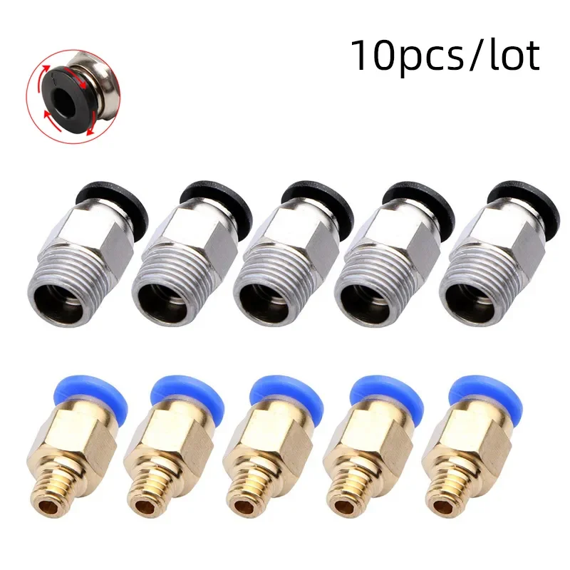10pcs/lot PC4-M10 Pneumatic Connectors For 3D Printers Parts Bowden Quick Jointer Coupler 1.75/3mm Pipe PC4M6 Fittings PTFE Tube
10pcs/lot PC4-M10 Pneumatic Connectors For 3D Printers Parts Bowden Quick Jointer Coupler 1.75/3mm Pipe PC4M6 Fittings PTFE Tube