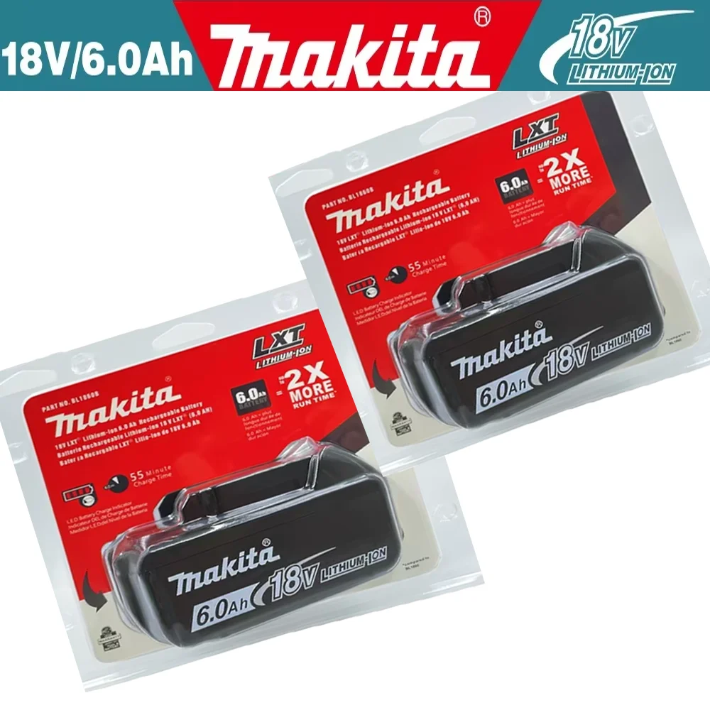 100% Original Makita 6Ah/2Ah for Makita 18V Battery BL1830B BL1850B BL1850 BL1840 BL1860 BL1815 Replacement Lithium Battery
100% Original Makita 6Ah/2Ah for Makita 18V Battery BL1830B BL1850B BL1850 BL1840 BL1860 BL1815 Replacement Lithium Battery