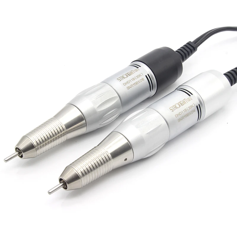 Electric nail drill micro motor handpiece 35000RPM with brush handle using STRONG micro motor
Electric nail drill micro motor handpiece 35000RPM with brush handle using STRONG micro motor