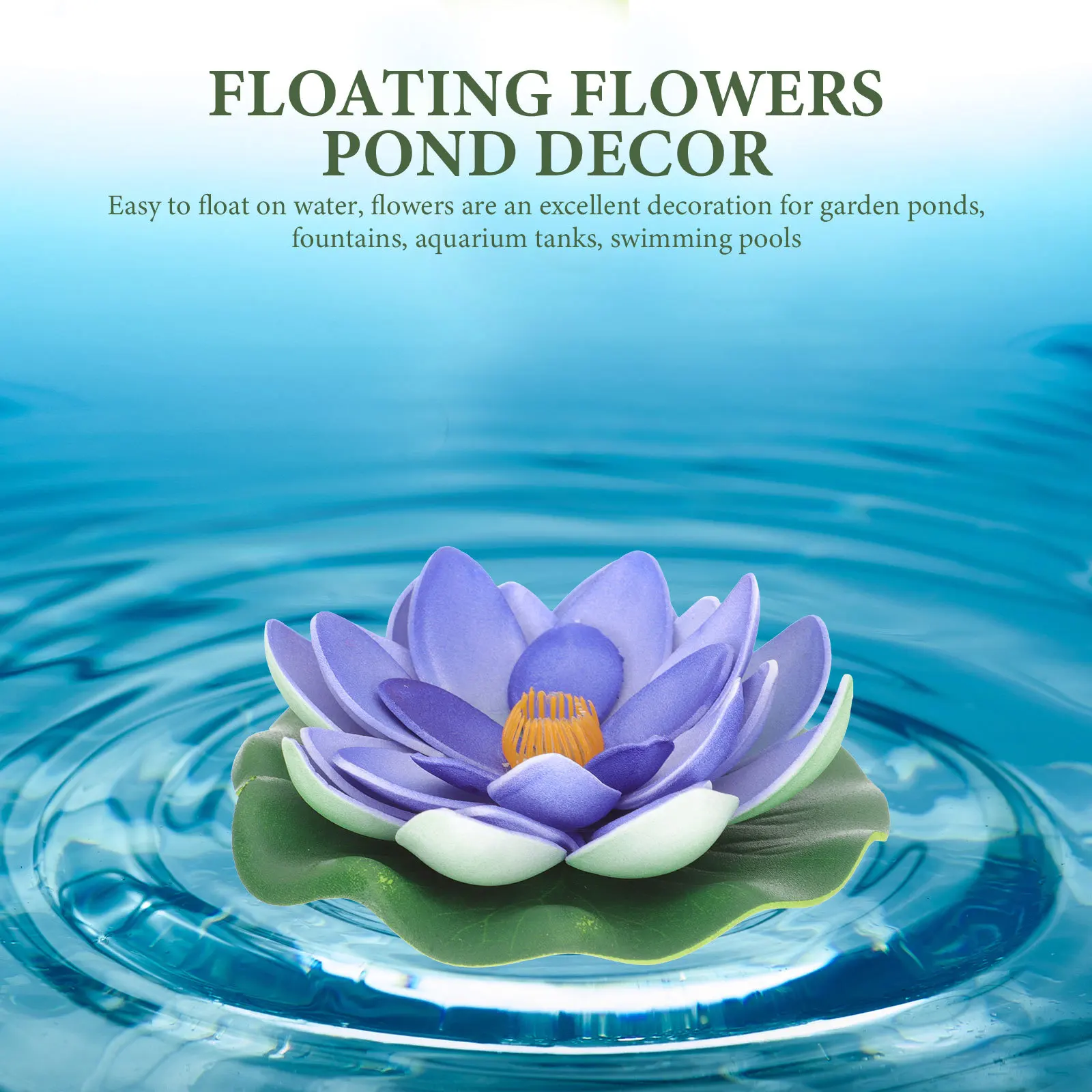 6Pcs Artificial Lotus Floating Water Lily Eva Safe Easy to Float Pool Decorative Props Beautiful Lotus Flower Pattern
6Pcs Artificial Lotus Floating Water Lily Eva Safe Easy to Float Pool Decorative Props Beautiful Lotus Flower Pattern