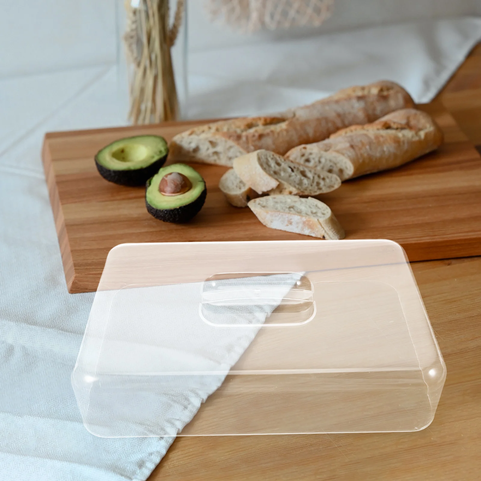 Acrylic Food Cover Rectangle Cake Tray Lid Clear Plastic Protector Kitchen Restaurant Display Stand Dessert Cloche Bread Fruit
Acrylic Food Cover Rectangle Cake Tray Lid Clear Plastic Protector Kitchen Restaurant Display Stand Dessert Cloche Bread Fruit