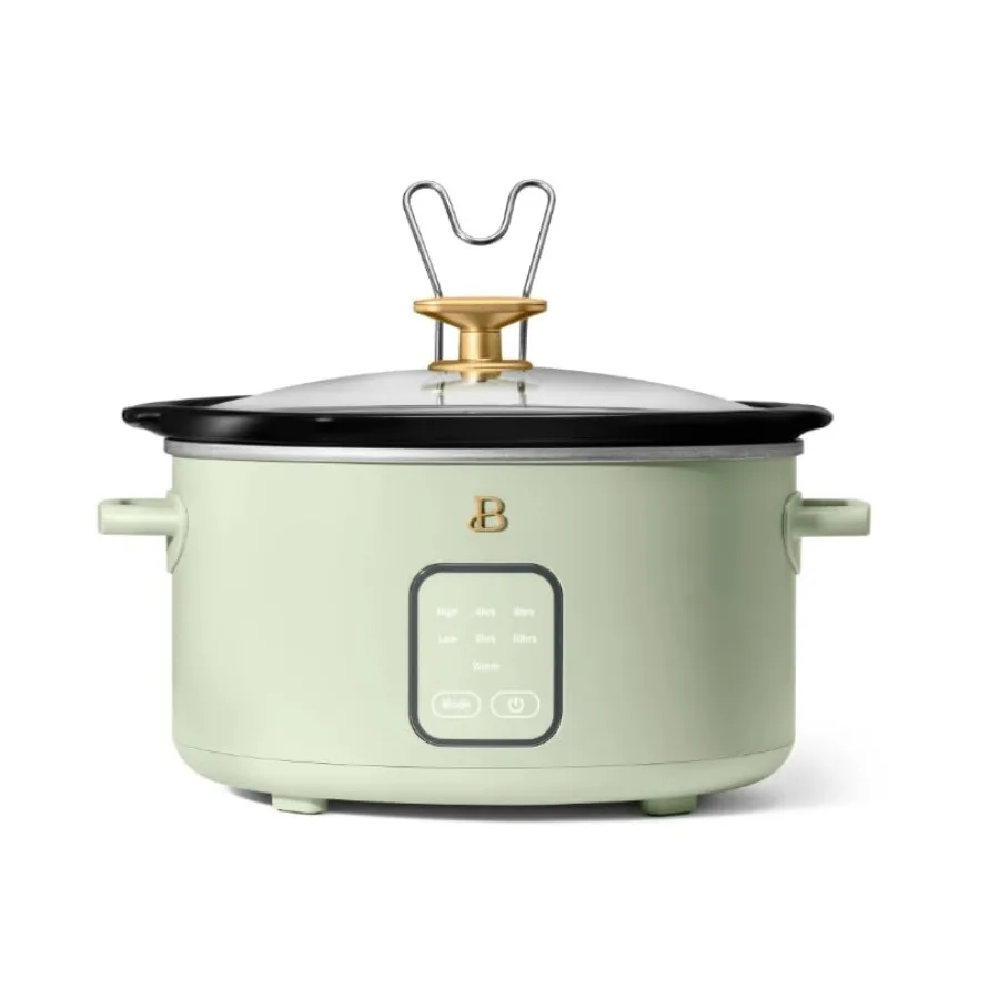 Drew Barrymore Qt Slow Cooker with Touch-Activated Display Sage Green
Drew Barrymore Qt Slow Cooker with Touch-Activated Display Sage Green