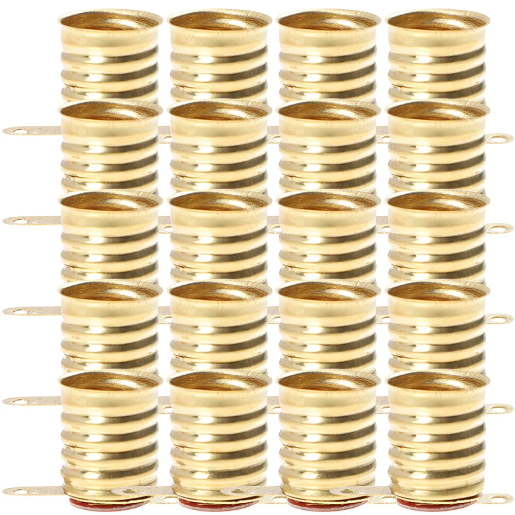 50pcs Lamp Holder Copper Socket Base Adapter Small Screw Light Replacement Plug for Circuit Experiment Home Lab
50pcs Lamp Holder Copper Socket Base Adapter Small Screw Light Replacement Plug for Circuit Experiment Home Lab