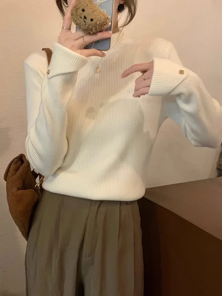 Women Sweater Womens Winter Sweaters Pullover Traf Female Knitting Overszie Long Sleeve Loose Knitted Outerwear ropa de mujer
Women Sweater Womens Winter Sweaters Pullover Traf Female Knitting Overszie Long Sleeve Loose Knitted Outerwear ropa de mujer