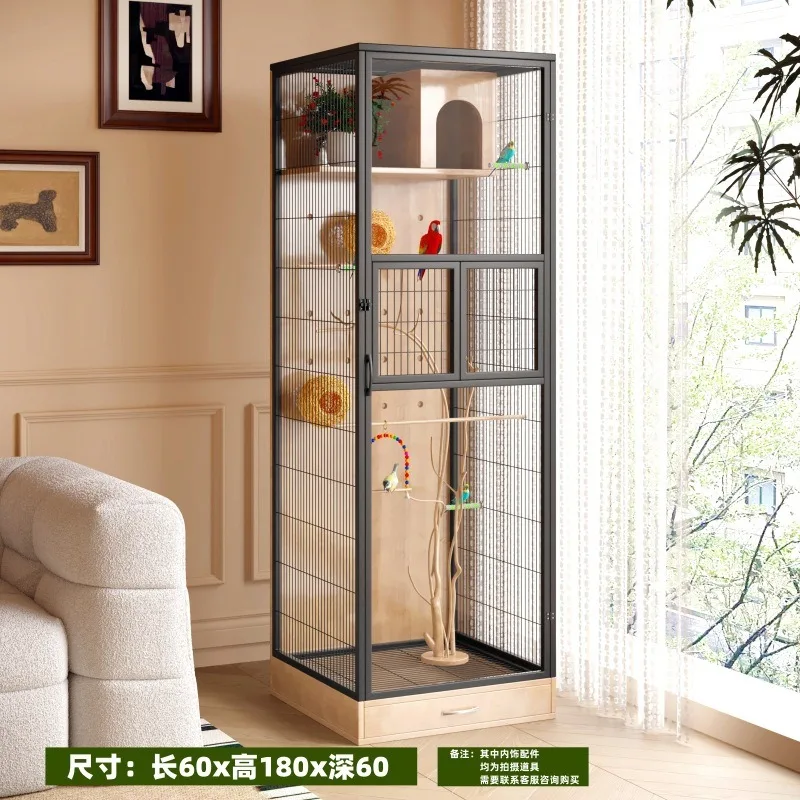 Parrot bird cage bird villa large bird nest large space glass transparent breeding cage wholesale environmental protection
Parrot bird cage bird villa large bird nest large space glass transparent breeding cage wholesale environmental protection