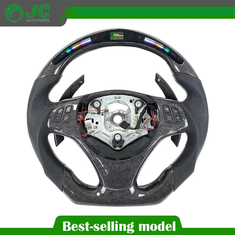 Carbon Fiber Leather Customized Steering Wheel Suitable for BMW X6 X5 X1 E70 E71 E90 E91 E92 E93 E81 E82 E87 E88 E84
Carbon Fiber Leather Customized Steering Wheel Suitable for BMW X6 X5 X1 E70 E71 E90 E91 E92 E93 E81 E82 E87 E88 E84