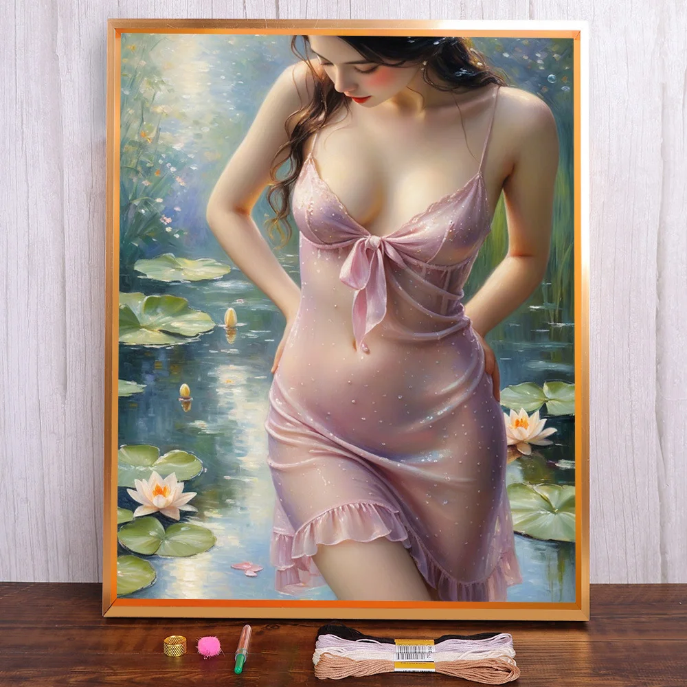Beautiful Girl Printed Fabric Cross Stitch DIY Embroidery Full Kit Sewing Hobby Needlework Handiwork For Adults Different Design
Beautiful Girl Printed Fabric Cross Stitch DIY Embroidery Full Kit Sewing Hobby Needlework Handiwork For Adults Different Design