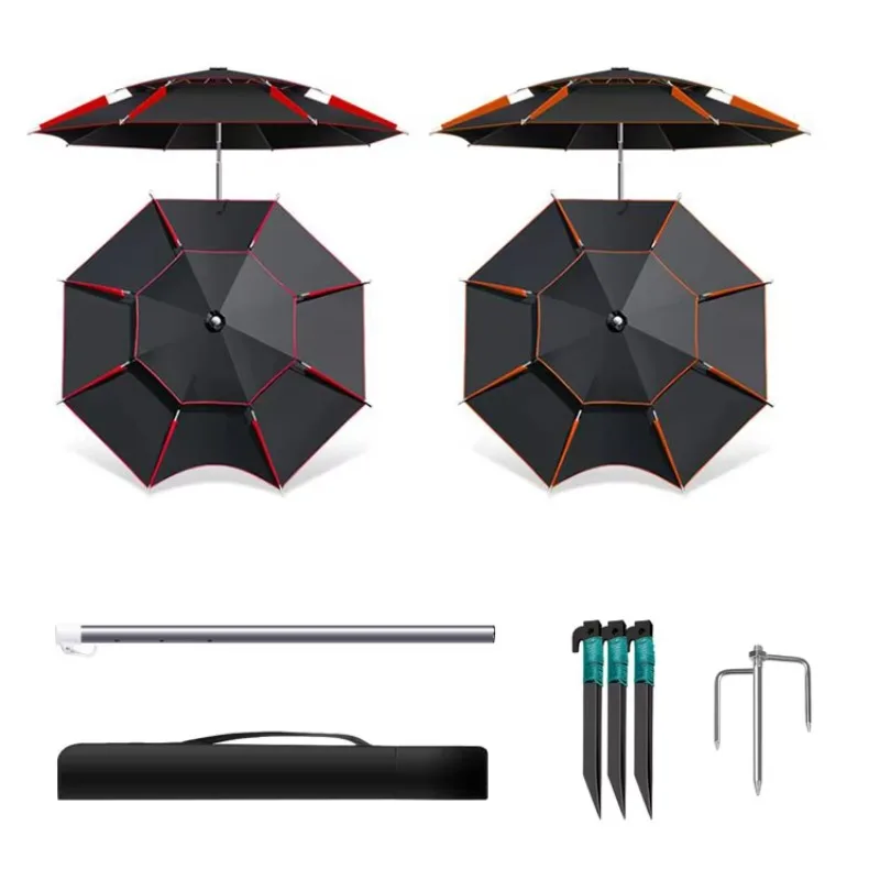 Portable Outdoor Fishing Umbrella Windproof Waterproof Sun Protection Beach Umbrella
Portable Outdoor Fishing Umbrella Windproof Waterproof Sun Protection Beach Umbrella