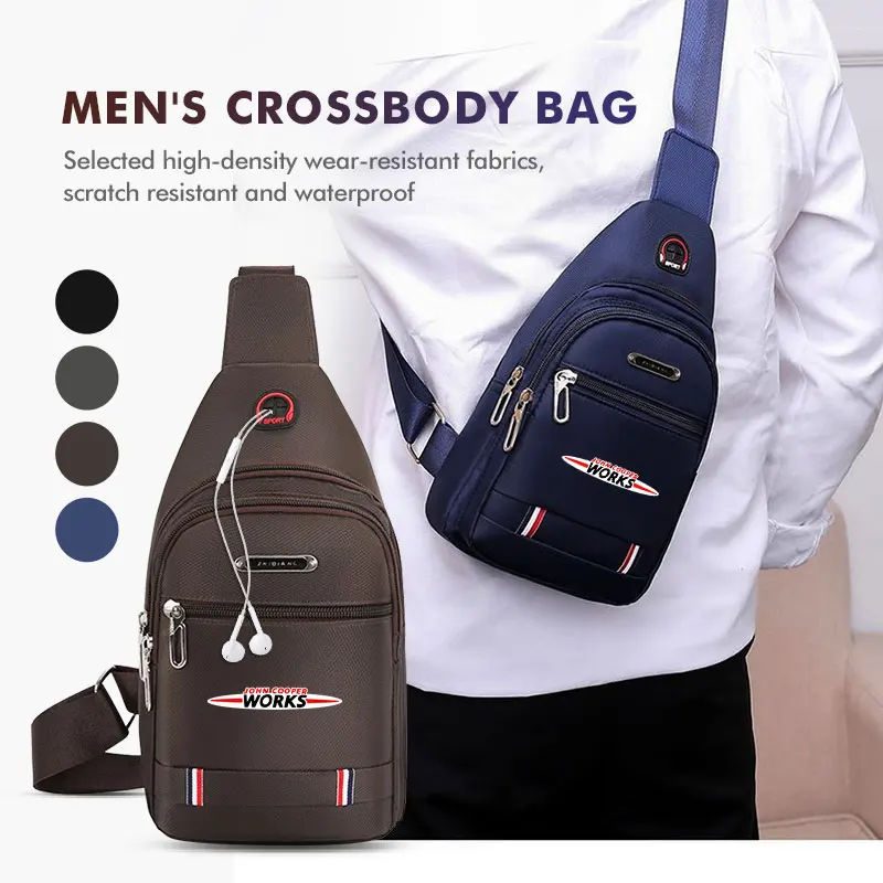 Large Capacity Backpack Multi-functional Casual Oxford Crossbody Bag For MINI Cooper Works R56 F56 R53 R60 Clubman JCW
Large Capacity Backpack Multi-functional Casual Oxford Crossbody Bag For MINI Cooper Works R56 F56 R53 R60 Clubman JCW