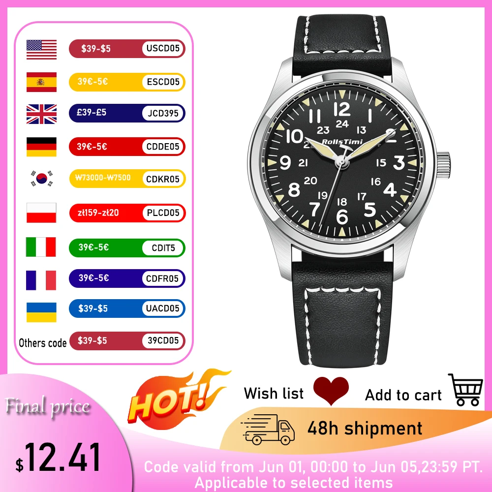 Rollstimi Men's Watches 2024 New Men's Business Watch Luxury Quartz Men's Watch AR Sapphire Glass 50 Meters Waterproof Luminous
Rollstimi Men's Watches 2024 New Men's Business Watch Luxury Quartz Men's Watch AR Sapphire Glass 50 Meters Waterproof Luminous