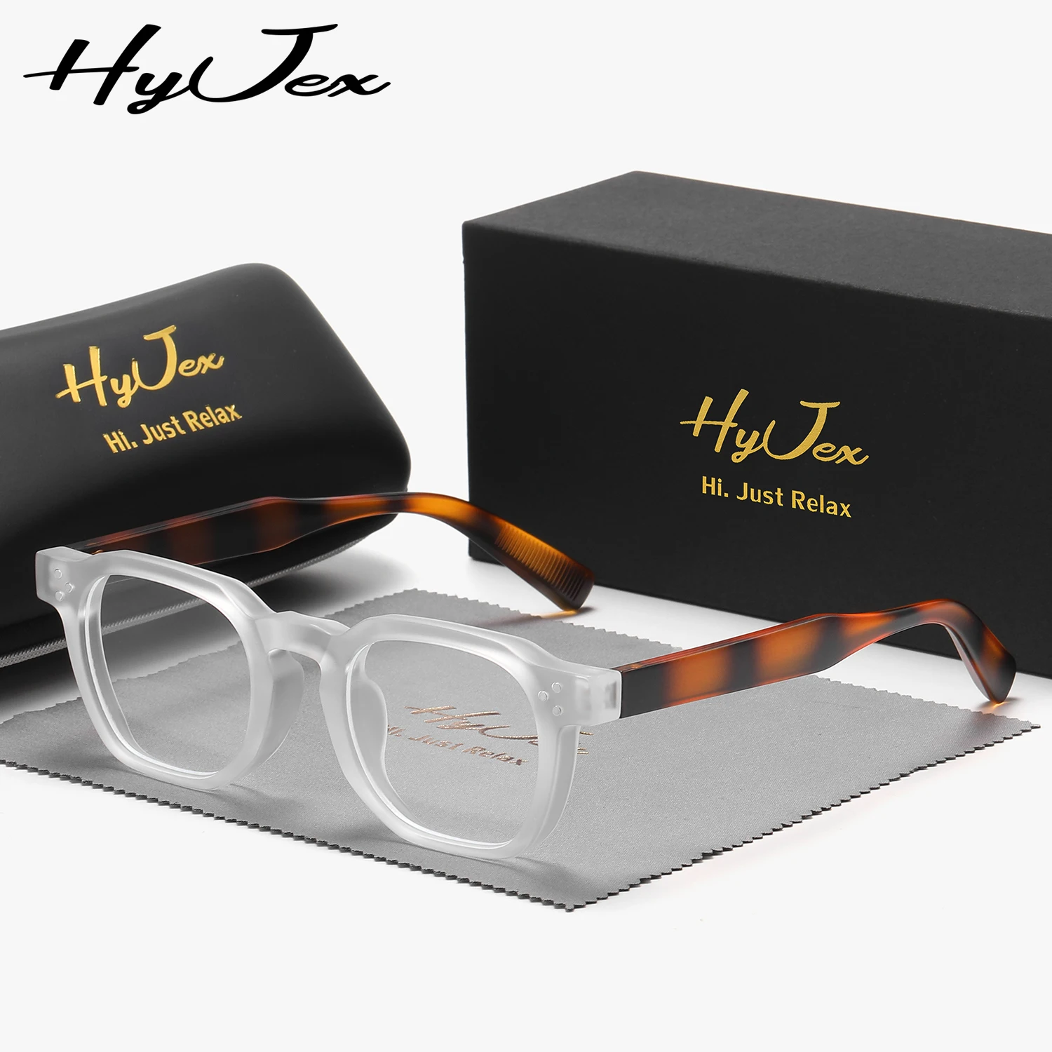 HyJex Unisex Suitable For All Face Shapes Full Frame Plaon Glasses Refined Functional Square Frame Plaon Glasses
HyJex Unisex Suitable For All Face Shapes Full Frame Plaon Glasses Refined Functional Square Frame Plaon Glasses