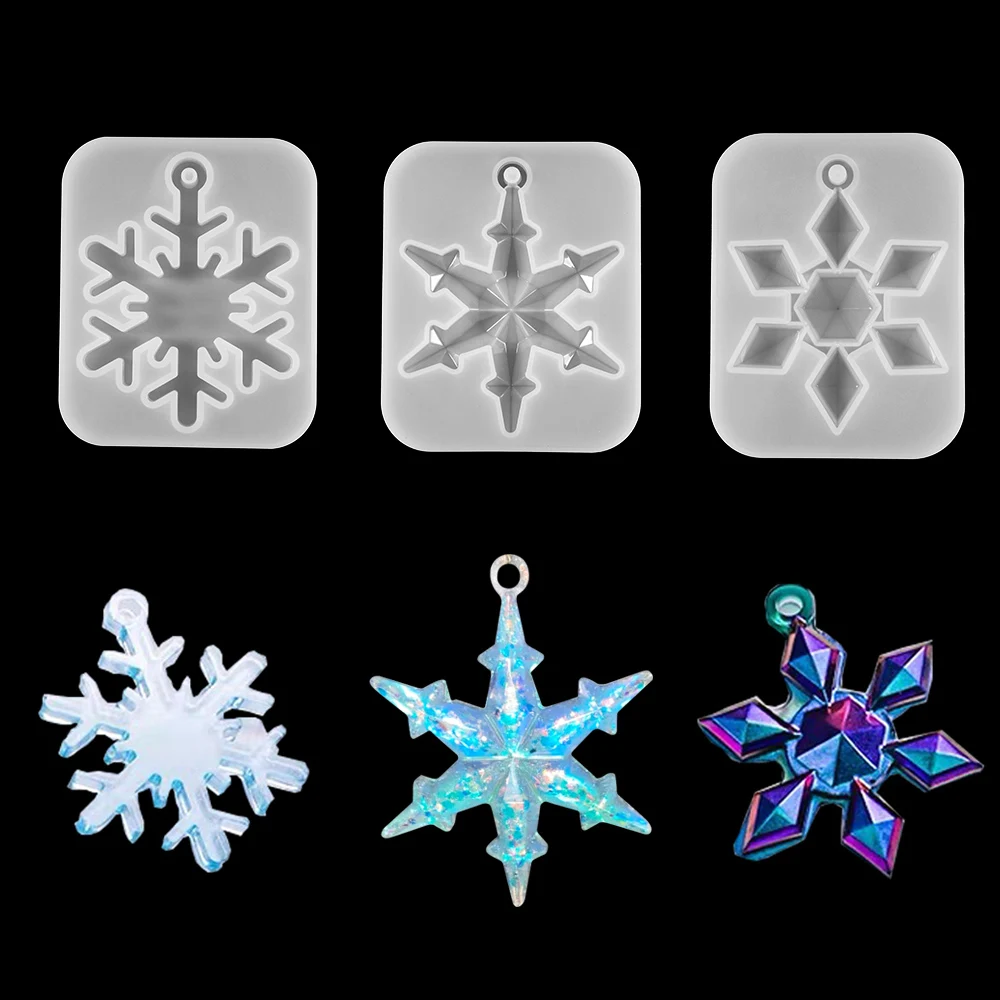 3 вида стилей снежинки для силиконовых форм Кулоны из нержавеющей стали с отверстием эпоксидная смола, форма для домашнего украшения Рождественская елка Висячие "сделай сам" для изготовления ювелирных изделий
3 вида стилей снежинки для силиконовых форм Кулоны из нержавеющей стали с отверстием эпоксидная смола, форма для домашнего украшения Рождественская елка Висячие "сделай сам" для изготовления ювелирных изделий