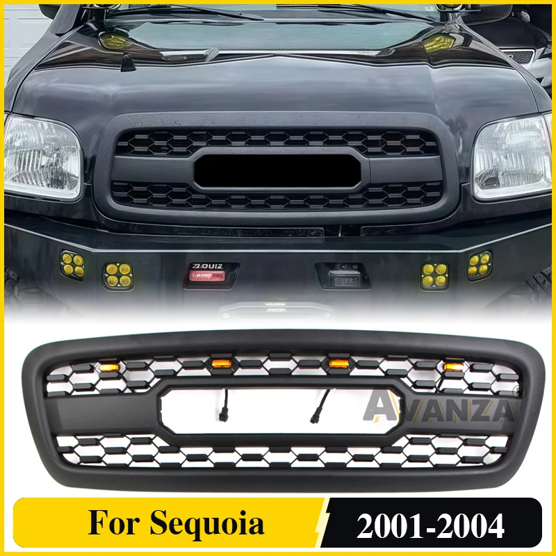 Front Grill With Led Lights Bumper Grille Auto Parts Accessories Fits For 2001 2002 2003 2004 Toyota Sequoia Grill
Front Grill With Led Lights Bumper Grille Auto Parts Accessories Fits For 2001 2002 2003 2004 Toyota Sequoia Grill