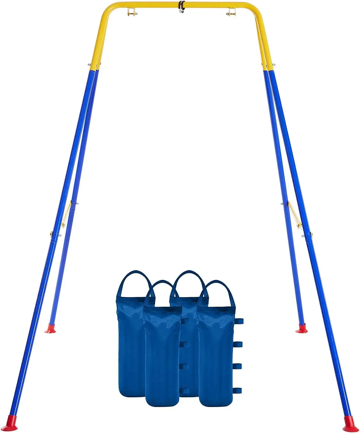 Foldable Swing Stand for Kids with 4 Sandbags, Heavy Duty Metal A-Frame Indoor/Outdoor
Foldable Swing Stand for Kids with 4 Sandbags, Heavy Duty Metal A-Frame Indoor/Outdoor