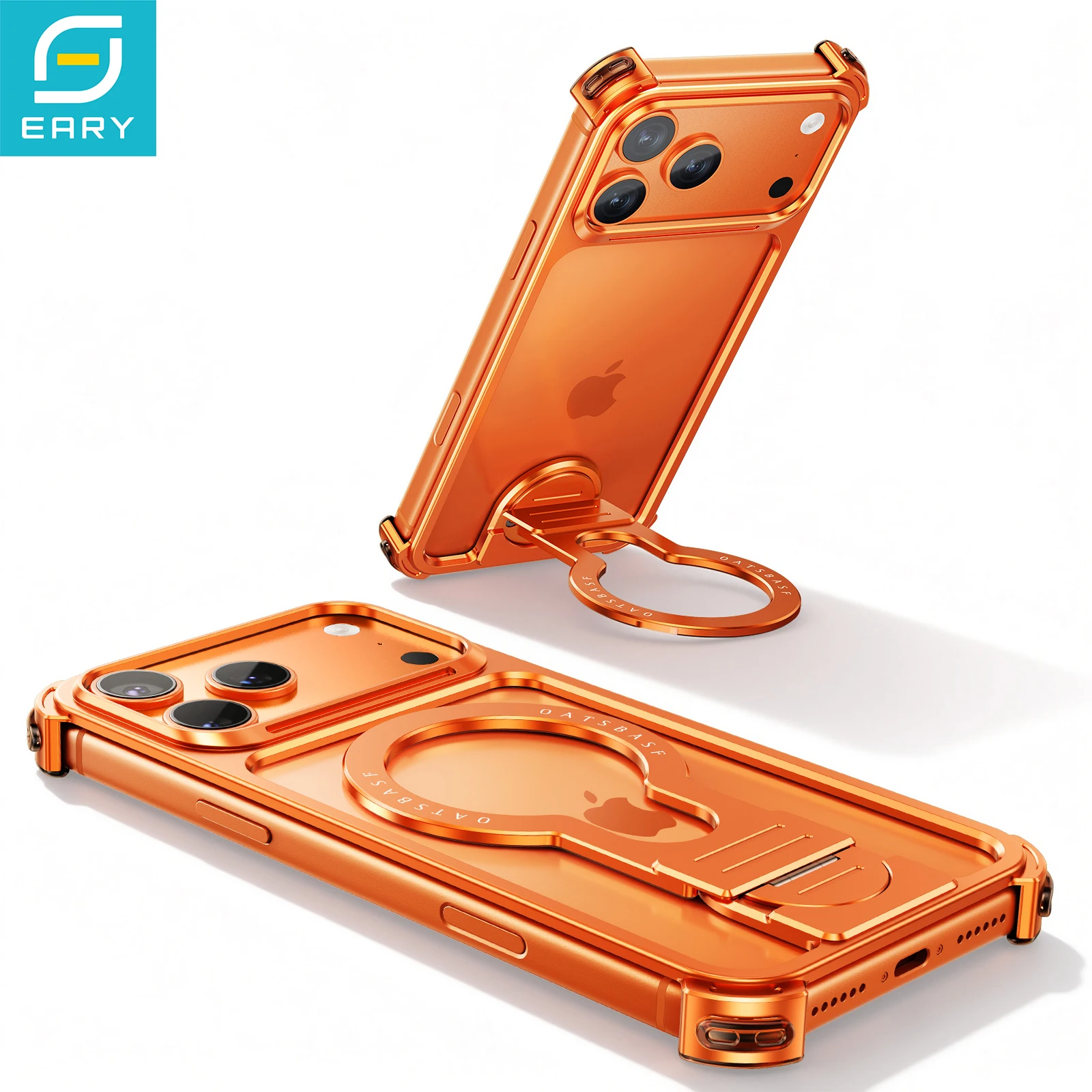 Eary Magnetic Phone Case for iPhone 17 Pro Max 17 Pro Foldable Stand for MagSafe Wireless Charging Frameless Slim Bumper Cover
Eary Magnetic Phone Case for iPhone 17 Pro Max 17 Pro Foldable Stand for MagSafe Wireless Charging Frameless Slim Bumper Cover