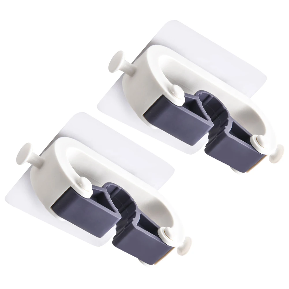 2Pcs Mop Broom Holder Punch-Free Design Wear-Resistant Organizer for Home Kitchen Bathroom Laundry Garage Accessories
2Pcs Mop Broom Holder Punch-Free Design Wear-Resistant Organizer for Home Kitchen Bathroom Laundry Garage Accessories