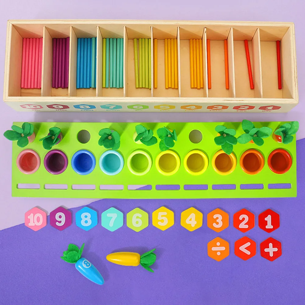 1Set Montessori Educational Carrots Numbers Sorting Matching Wooden Blocks for Toddlers Interactive Learning Fun Color Sorting
1Set Montessori Educational Carrots Numbers Sorting Matching Wooden Blocks for Toddlers Interactive Learning Fun Color Sorting
