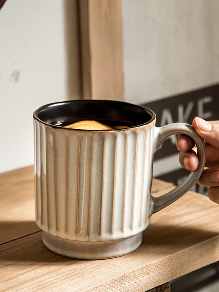 Retro American Relief Ceramic Coffee Cup JOJOS L PDglaze Mugs Dining Utensils Universal 401mL-500mL Capacity Pure Color
Retro American Relief Ceramic Coffee Cup JOJOS L PDglaze Mugs Dining Utensils Universal 401mL-500mL Capacity Pure Color