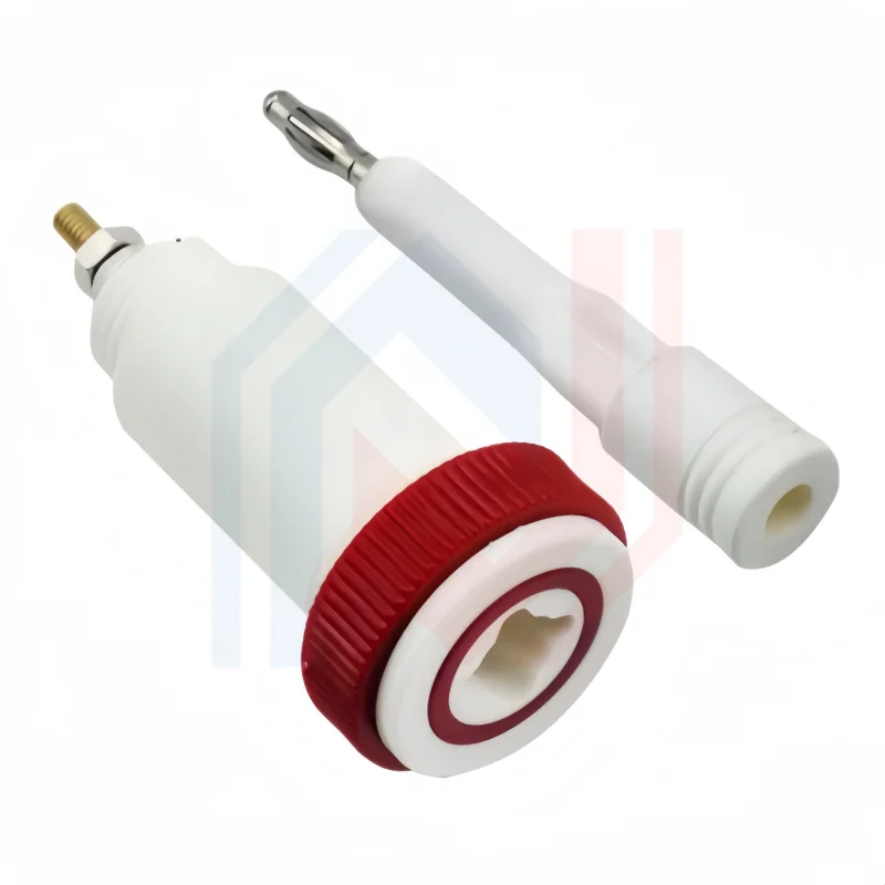 4mm Banana Cross Jack Brass Core 10KV-30KV High Voltage Connector Plug and Socket
4mm Banana Cross Jack Brass Core 10KV-30KV High Voltage Connector Plug and Socket