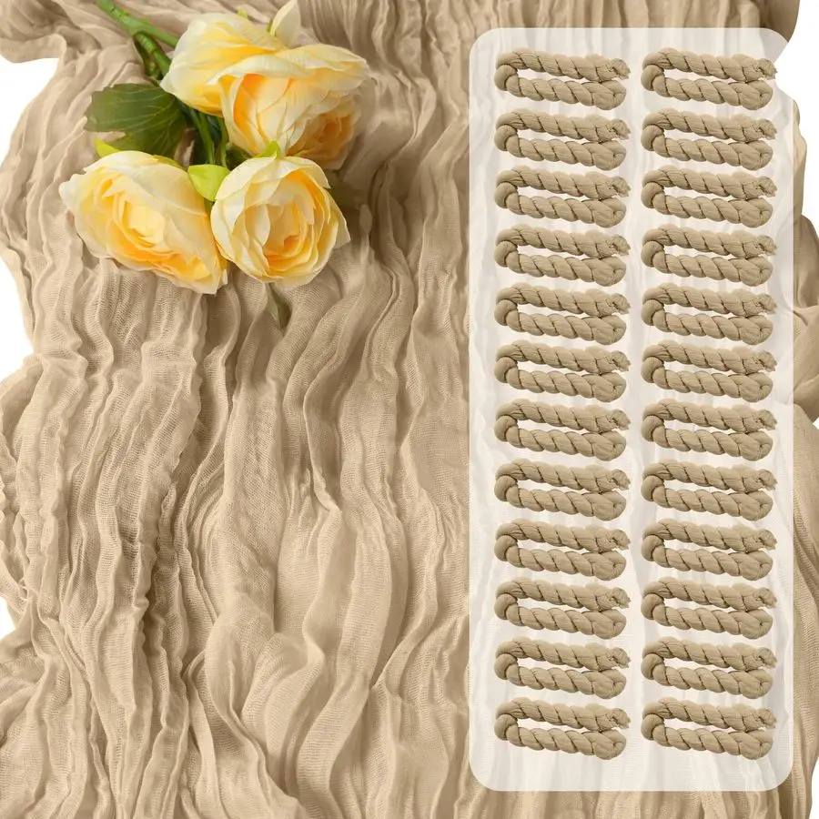 Марлевая дорожка цвета шампанского, марлевая винтажная скатерть в стиле бохо, 120-дюймовая длинная деревенская тканевая дорожка для свадьбы, свадебного душа,
Марлевая дорожка цвета шампанского, марлевая винтажная скатерть в стиле бохо, 120-дюймовая длинная деревенская тканевая дорожка для свадьбы, свадебного душа,