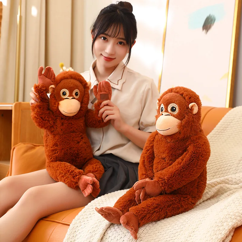 66cm Simulation Monkey Orangutan Doll Super Soft Stuffed Bag Animals Plush Toys Anime Cartoon Decor Boys Girls Birthday Gifts
66cm Simulation Monkey Orangutan Doll Super Soft Stuffed Bag Animals Plush Toys Anime Cartoon Decor Boys Girls Birthday Gifts