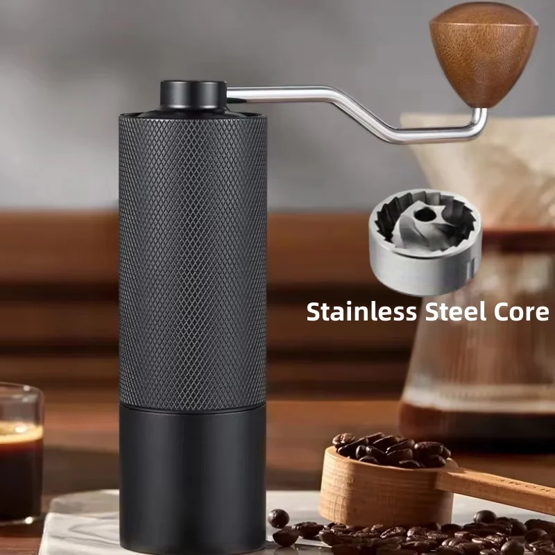 High Quality Manual Coffee Grinder Adjustable Size Bean Grinder Stainless Steel Core for Making Hand-brewed Coffee Home Use
High Quality Manual Coffee Grinder Adjustable Size Bean Grinder Stainless Steel Core for Making Hand-brewed Coffee Home Use