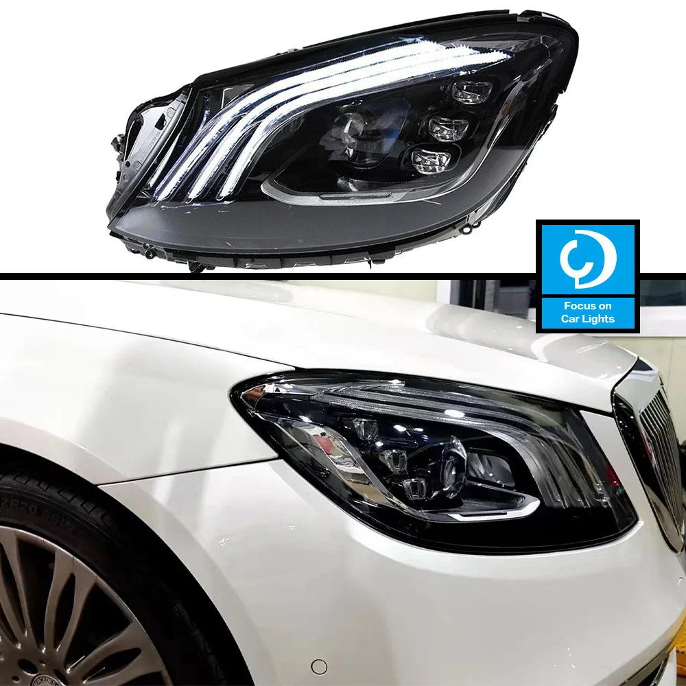 Car Front Headlight For S CLASS W222 2014-2018 W223 Type LED Head Lamp Styling Dynamic Turn Signal Lens Automotive Accessories
Car Front Headlight For S CLASS W222 2014-2018 W223 Type LED Head Lamp Styling Dynamic Turn Signal Lens Automotive Accessories