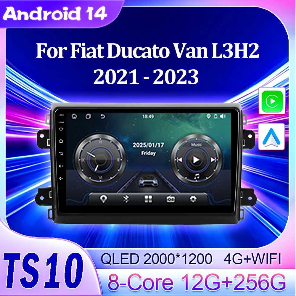 Car Multimedia Player For Fiat Ducato Van L3H2 2021 - 2023 Navigation GPS Carplay Auto Screen Smart Mirror Link Autoradio RDS
Car Multimedia Player For Fiat Ducato Van L3H2 2021 - 2023 Navigation GPS Carplay Auto Screen Smart Mirror Link Autoradio RDS