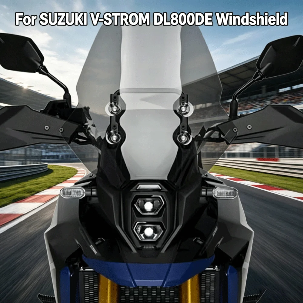 For SUZUKI V-STROM DL800DE Motorcycle Windshield Heightened Sports Front Windshield Acrylic Deflector 800DE Modification parts
For SUZUKI V-STROM DL800DE Motorcycle Windshield Heightened Sports Front Windshield Acrylic Deflector 800DE Modification parts