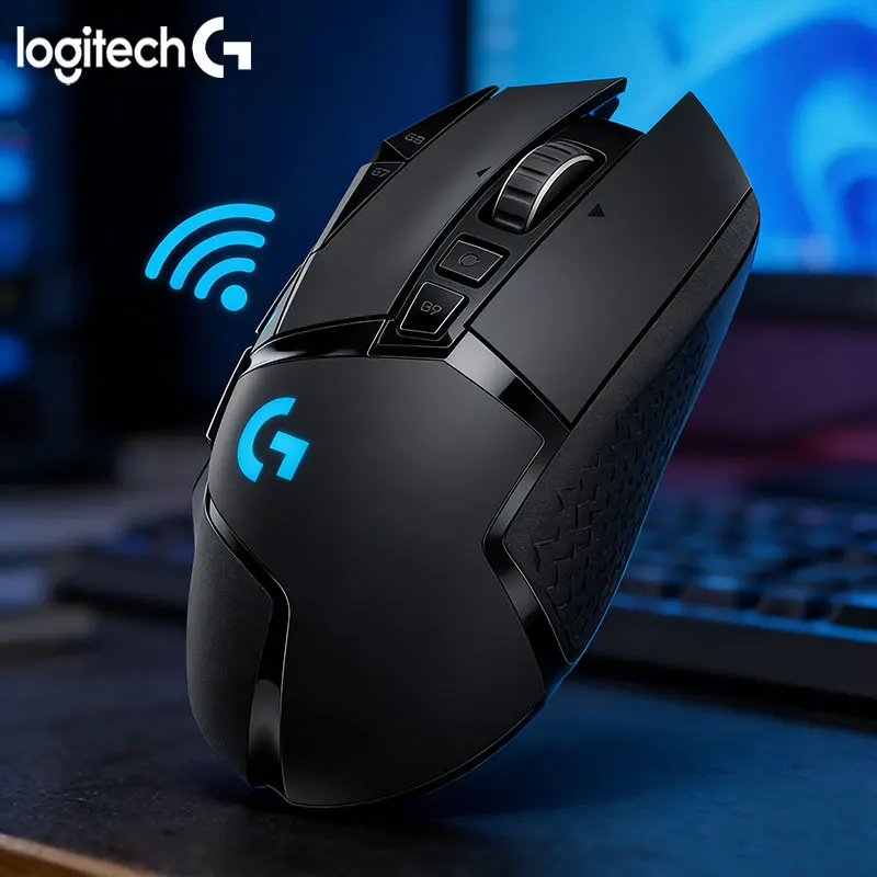 Беспроводная игровая мышь Logitech G502/G402, портативная, энергосберегающая, с длительным временем автономной работы, высокоточная, для киберспорта.
Беспроводная игровая мышь Logitech G502/G402, портативная, энергосберегающая, с длительным временем автономной работы, высокоточная, для киберспорта.