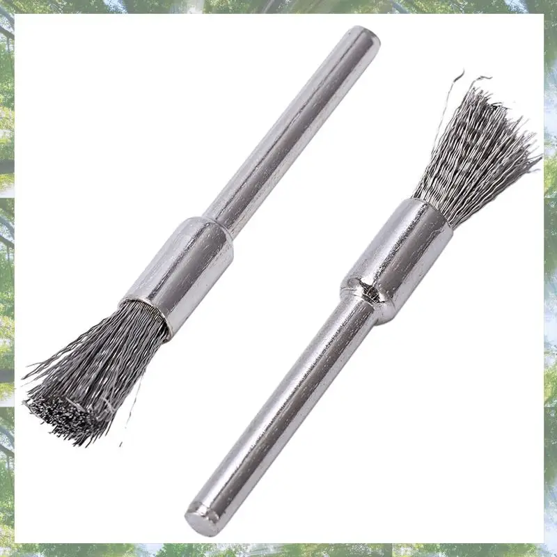Premium-30 Pc Stainless Steel 1/4 Inch (6Mm) Pen Wire Brush 532 With 1/8 Inch (3Mm) Shank For Dremel And Compatible Rotary Tool
Premium-30 Pc Stainless Steel 1/4 Inch (6Mm) Pen Wire Brush 532 With 1/8 Inch (3Mm) Shank For Dremel And Compatible Rotary Tool