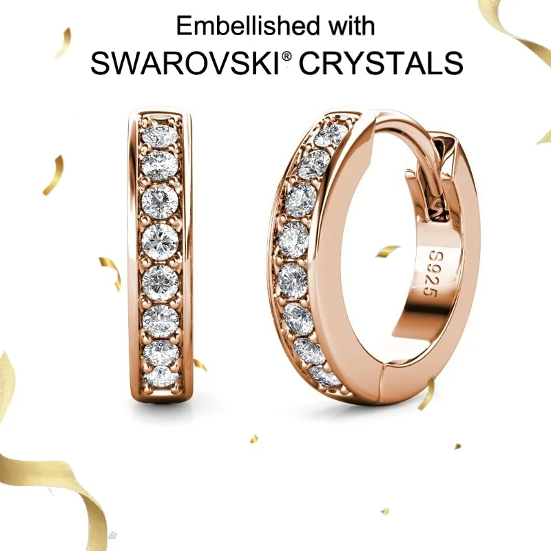Daisini Серьги-кольца из серебра 925 пробы с кристаллами Сваровски, женские ювелирные изделия, позолоченные 18 карат, элегантный подарок для нее, мода 2025 г.
Daisini Серьги-кольца из серебра 925 пробы с кристаллами Сваровски, женские ювелирные изделия, позолоченные 18 карат, элегантный подарок для нее, мода 2025 г.