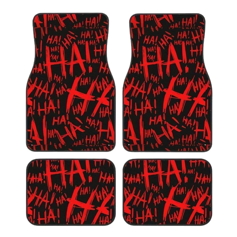 4-Piece Fashion HAhaha Print Car Floor Mats Set, Universal Fit, All-Season, Waterproof, Easy to Clean for interior accessories
4-Piece Fashion HAhaha Print Car Floor Mats Set, Universal Fit, All-Season, Waterproof, Easy to Clean for interior accessories