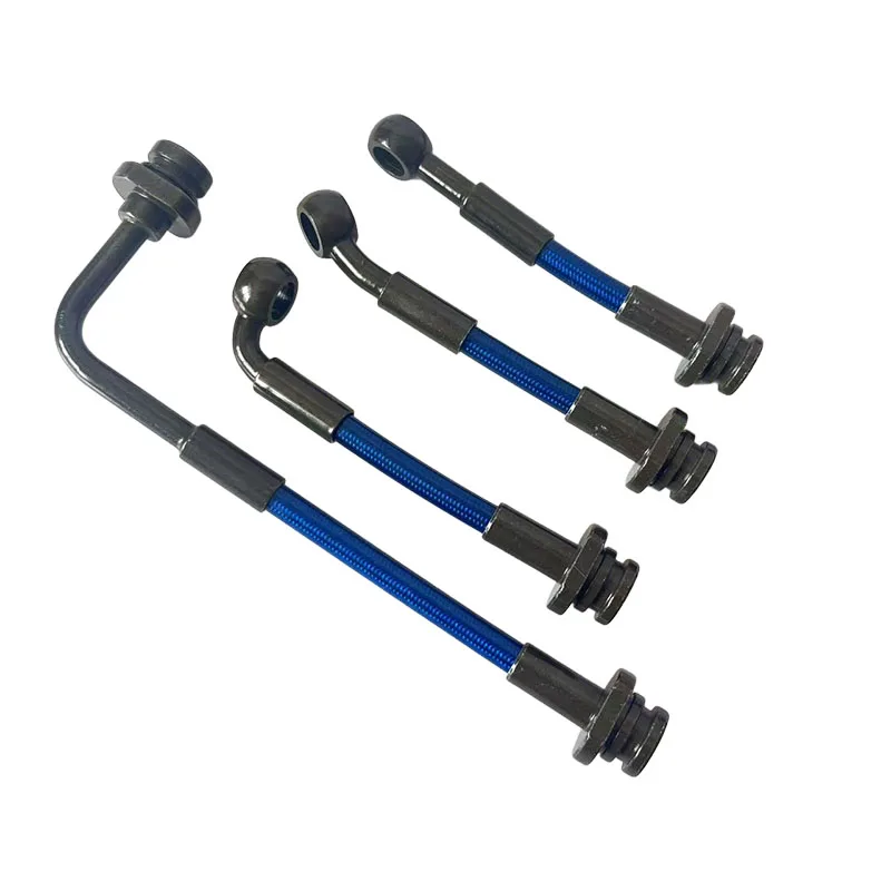 AN3 Motorcycle Hydraulic Brake Hose Motor Vehicle Front Rear Universal High-quality Extended Female M10X1 90° Clutch Oil Pipe
AN3 Motorcycle Hydraulic Brake Hose Motor Vehicle Front Rear Universal High-quality Extended Female M10X1 90° Clutch Oil Pipe